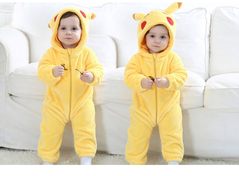 Pokemon Pikachu Pikachu Onesie Child Onesie Pajamas Kids Pikachu