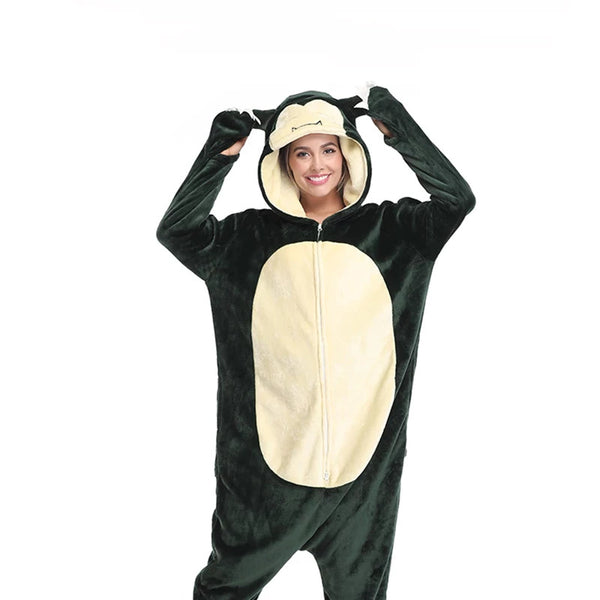 Snorlax Adult Hooded Onesies (Kirigumi)