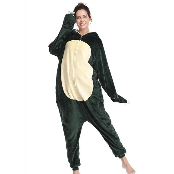 Snorlax Adult Hooded Onesies (Kirigumi)