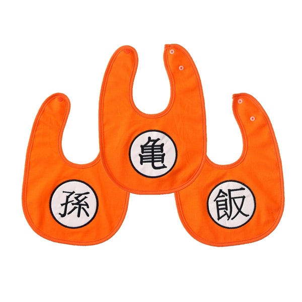 Kanji Baby Bibs (3-Pack, 6-Pack Sets)