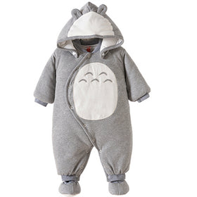 Totoro Hooded Onesie with Matching Shoes