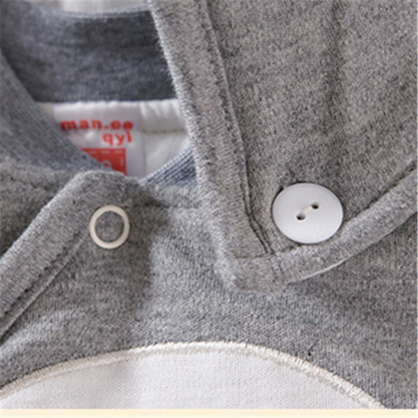 Totoro Hooded Onesie with Matching Shoes