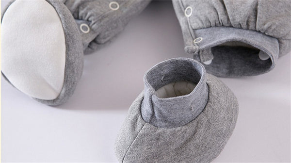 Totoro Hooded Onesie with Matching Shoes