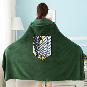 Survey Corps Hooded Cloak Blanket