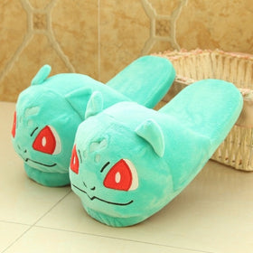 Cozy Bulbasaur House Slippers