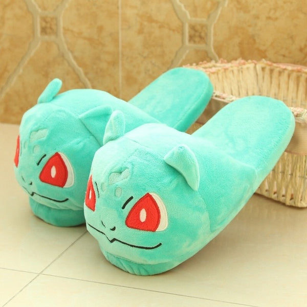 Cozy Bulbasaur House Slippers