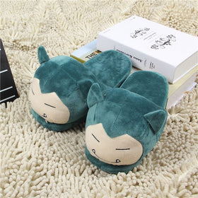 Cozy Snorlax House Slippers