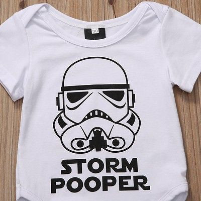 Storm Pooper Star Wars Body Suit Baby - Costumes - Orange Bison