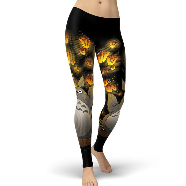 Totoro x Lanterns (Leggings only)