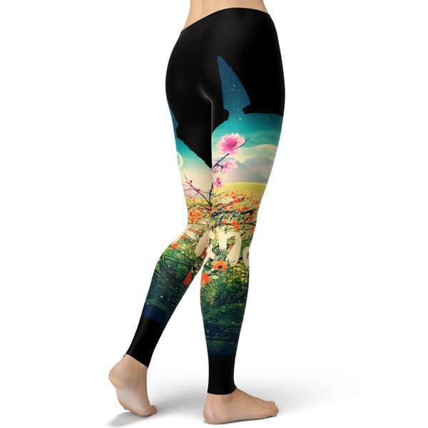 Totoro x Cherry Blossoms (Leggings only)