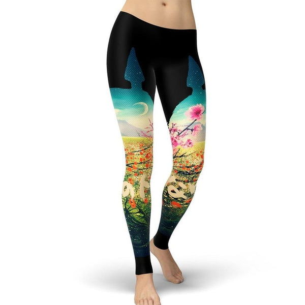 Totoro x Cherry Blossoms (Leggings only)