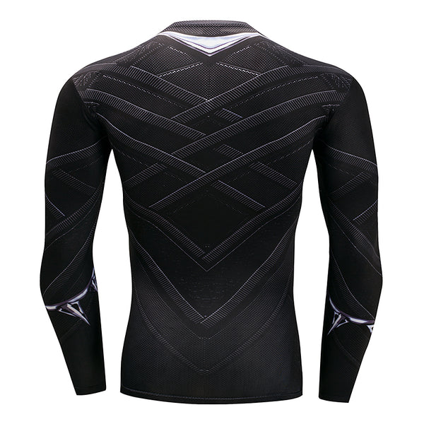 T'Challa Mens Compression Shirt (Long Sleeve)