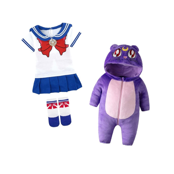 Sailor Moon & Luna Set (Includes Socks!)